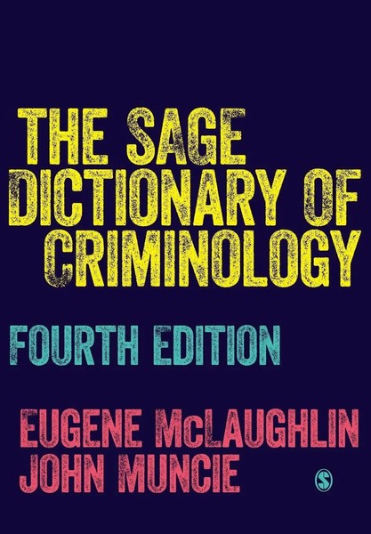 The Sage Dictionary Of Criminology Eugene Mclaughlin (U. A.) Taschenbuch 2019-image