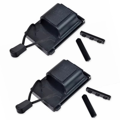 2PCS -Intercom -Radiohalter, Taillenstuckel -Schnalle -Halter C1L35801