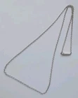 Sterling Silver Belcher Link Necklace 16" 1.7g *Nice Fastening* R14JY