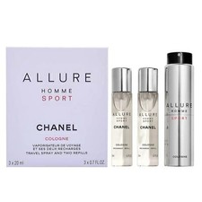 Chanel Allure Homme Sport Cologne Spray 20ml x3 B Grade Outlet Men New