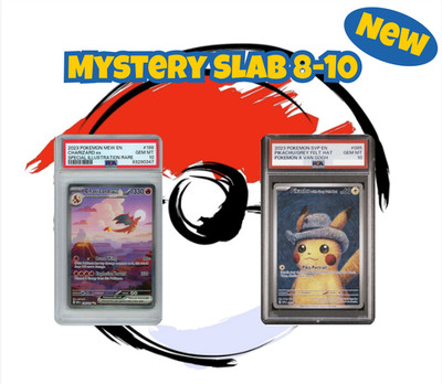 Pokemon Mystery Slab / Graded Card - PSA CGC BGS PGS - Grade 8-10