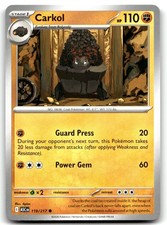 Carkol Common Pokemon TCG 119/217 Apios