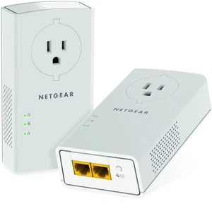NETGEAR Powerline Adapter Kit, 2000 Mbps 2.8 x 1.49 x 5.26 inches, white