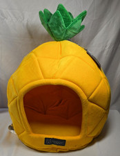 Lit pour animaux de compagnie ananas de luxe Nandog - Micropolaire ultra douce pour chats et petits chiens
