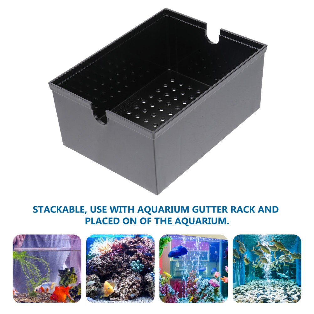 ae-shop aquarium filter fish tank upper trickle box filters system WUPYI External External Filter Aquarium Filter Fish Tank Box 6-Drawer,Transparent Pet Supplies in gravel cleaner uses the pump to pull debris from the gravel bed for easy maintenance 220V Aquarium Wall-Mounted Waterfall Filter