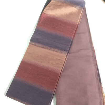 Komori Hakata Ori Mon Kobukuro Han-haba Obi Silk Kimono Belt 317cm 125'' Vintage