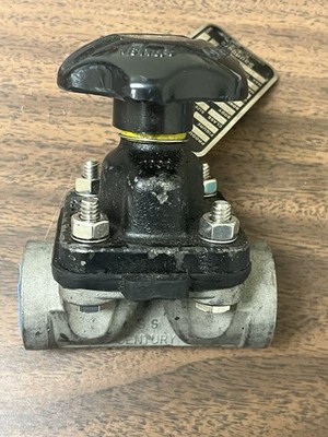 Saunders Xomox 3/4  316SS Diaphragm Valve Fig 2500 Class 150 CF8M Neoprene