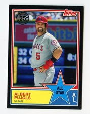 H986 ALBERT PUJOLS 2018 TOPPS BLACK ALL STAR 232/299 1983 VARIATION CARDINALS RA