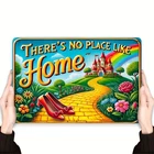 Vintage Wizard of Oz Homeless Colorful Tin Metal Signs Home Décor 8x12