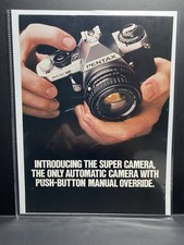 1981 Vintage Ads, Printed Ad, Pentax ME-Super Camera Ad 1265 
