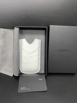 Original New Case Brand Vertu Constellation T White Alligator Stylish, Handmade,