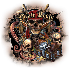 T-Shirt S to 2XL 3XL PIRATE BOOTY skull pirate nautical sailing humor fun adult