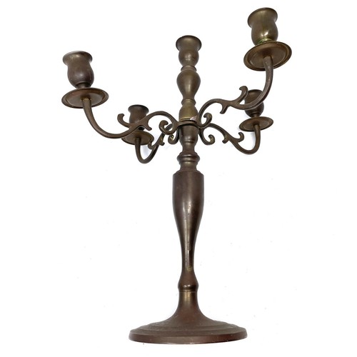 Vintage Candle Holder w/ 5 Arms, Elegant Decorative Collectible for Home - Picture 6 of 7