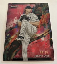 2024 Topps Finest Red Lava Refractor Gerrit Cole 04/10 Yankees #80; 1: 341 packs