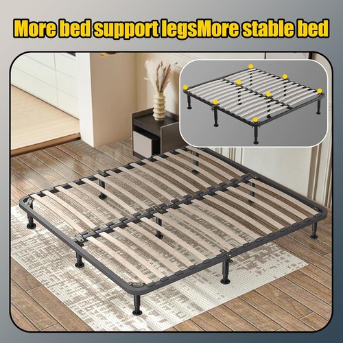 Adjustable Height Bed Frame Center Support Legs with Wider Base,Bed Support Legs - Picture 5 of 7