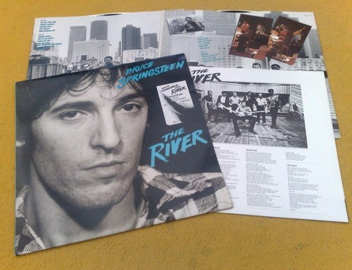 BRUCE SPRINGSTEEN " THE RIVER "SUPERB NM UK RARE ORIG BOTH INNERS + INSERT