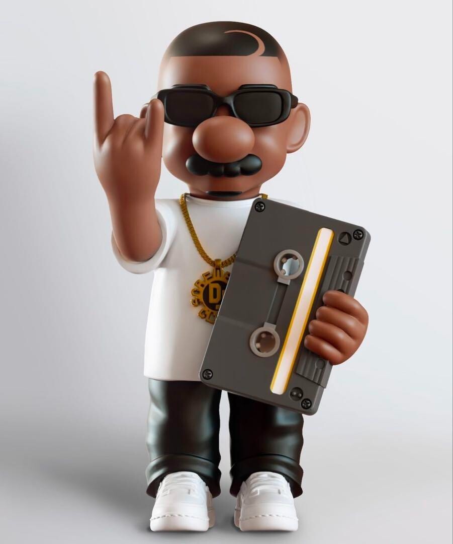 Overseas limited DJ SCREW figure 713 limited HIPHOP G-RAP