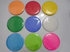   Large 3-inch Blank Pinback Button, Multiple Colors Available, NEW
