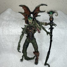 "Figura de acción suelta de 7"" Spawn Dark Ages Spellcaster serie 11 McFarlane 1998 como nueva"