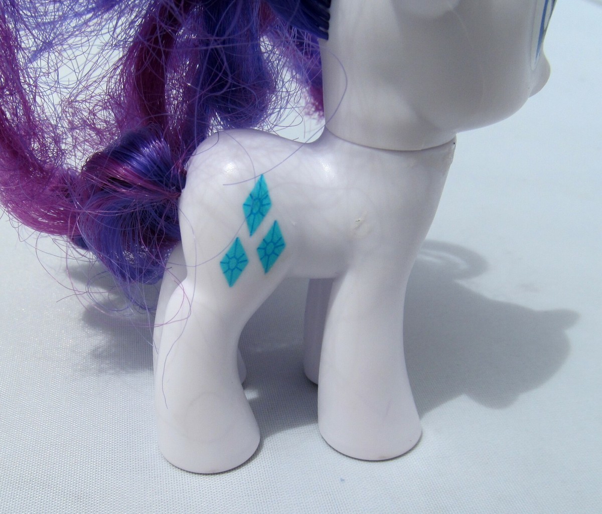 Figurine Cheval Little Pony Licorne Blanc Violet - Vintage N7219 - Occasion