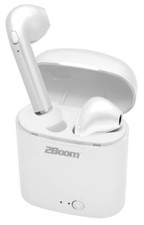 2Boom Roam Air White Bluetooth Earbuds  Case TWS155W New Model Free Shipping.