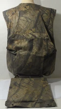 Realtree "Spartan Outdoors" Turkey Hunting Vest 2x, 3x w/built in Seat, Game Bag