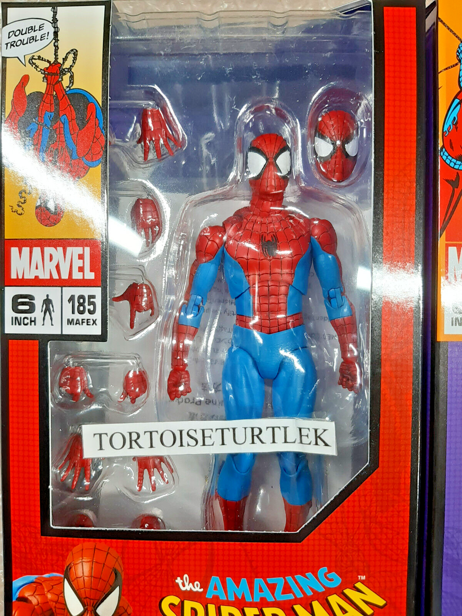 MAFEX SPIDER-MAN CLASSIC COSTUME WEB-MAN SCARLET SPIDER Marvel 6in