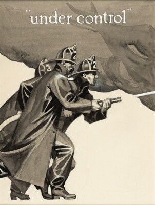 Edward Hopper : Under Control : 1907 : Archival Art Print