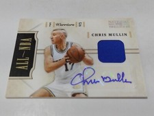 2010-11 NATIONAL TREASURES JERSEY AUTO CHRIS MULLIN JERSEY NUMBER 17/25