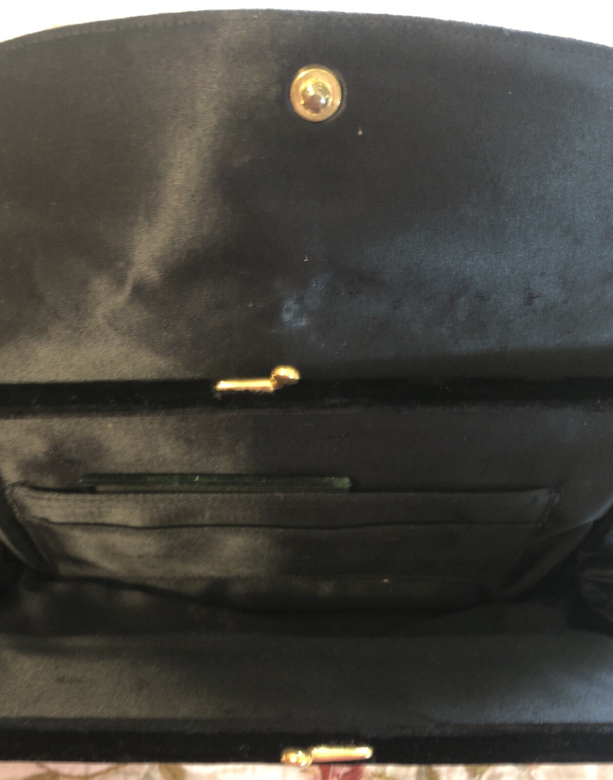 Vintage Black Suede Coblentz Purse - image 5