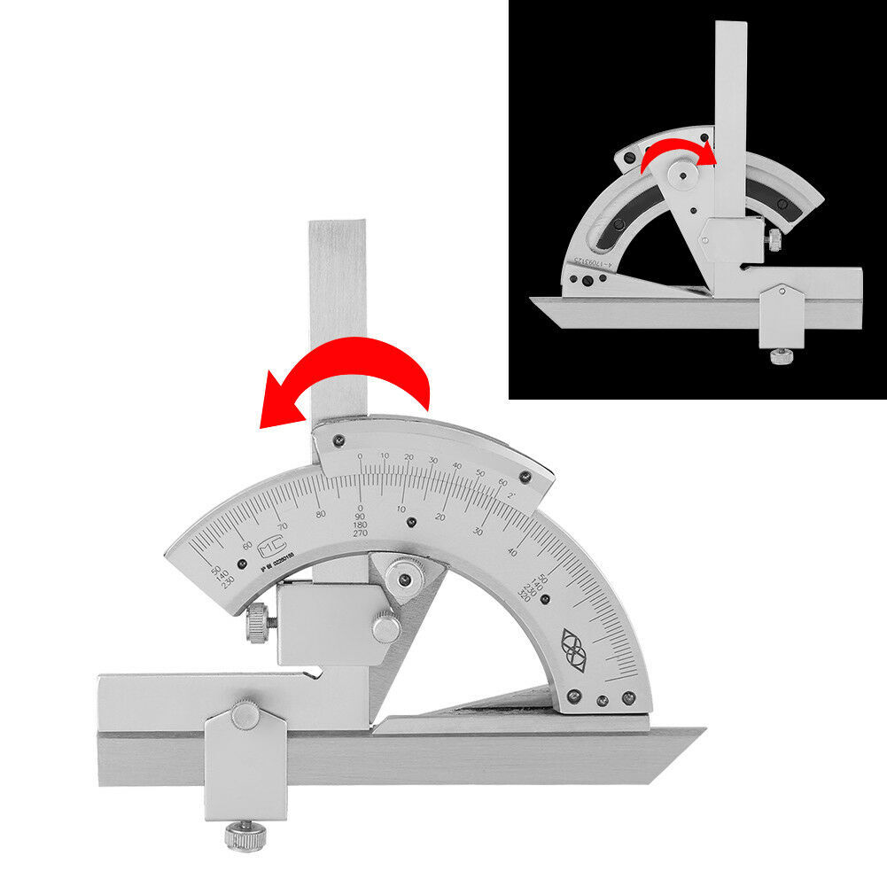 Universal-Winkelmesser Aus Kohlenstoffstahl – Präzisionswerkzeug Für 0–320° Winkel
