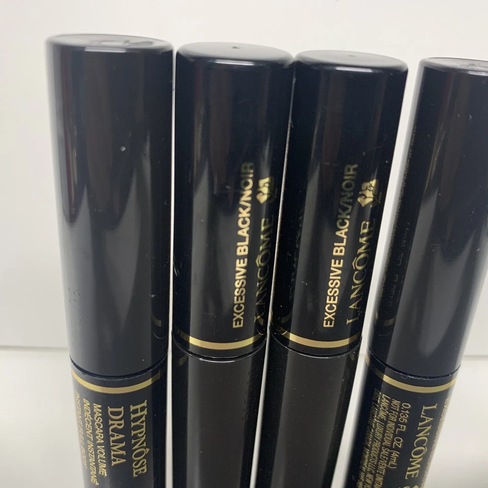 4 rímel Lancome Hypnose Drama negro excesivo nuevo tamaño de viaje 4 ml cada uno Foto 4 de 4