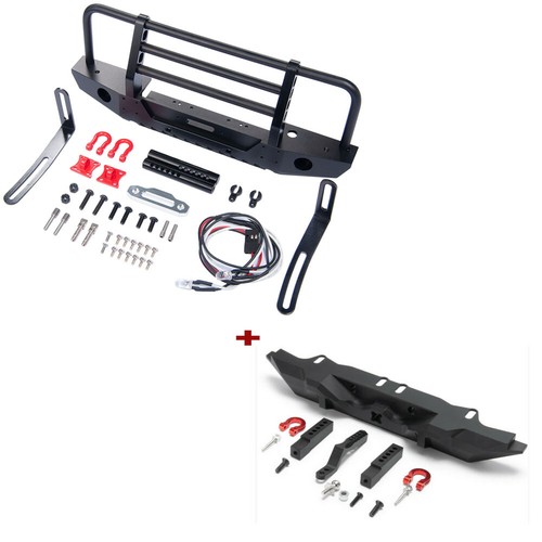 Luz LED de montaje de cabrestante delantero de metal para rastreador de radiocontrol 1/10 TRX-4 - Imagen 15 de 32