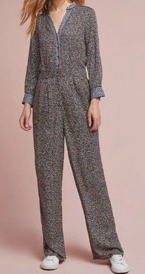 NWT Anthropologie (ett:twa) Christene Silken Jumpsuit Size 8