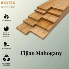 10 Pcs, Mahogany Thin Stock Lumber 18x 3x 1/8 Woodturning- Free US Shipping