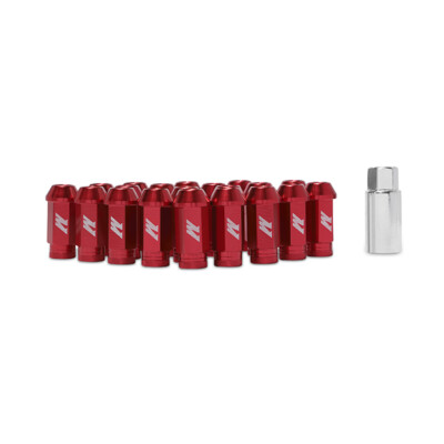 Mishimoto MMLG-15-20LRD Aluminium Sicherungsmuttern M12 x 01-05 rot
