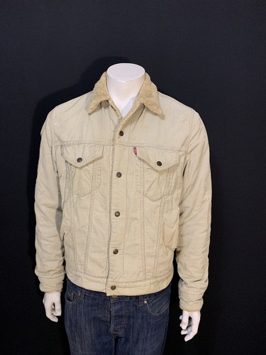 Levi's 71550 Jacket Corduroy Teddy Mens Size Large | eBay