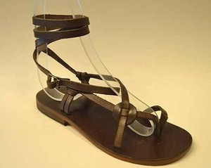 custom leather sandals