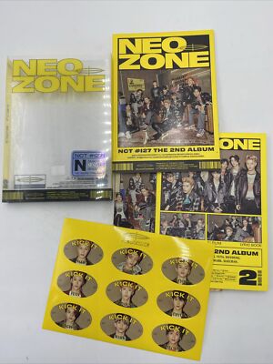 NCT 127 [NEO ZONE] 2nd Album CD+Poster+Photo Book+Lyrics+Photo