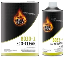 HIGH TECK ECO-CLEAR 4:1 CLEARCOAT WITH SLOW ACTIVATOR GALLON KIT