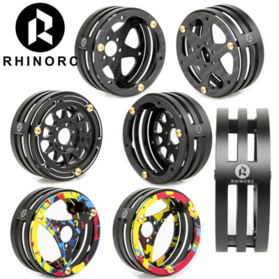 Rhino Carbon Fiber 2.2 inch Pro RC Car Crawler Wheel SCX10 RBX10 RR10 Wraith MOA