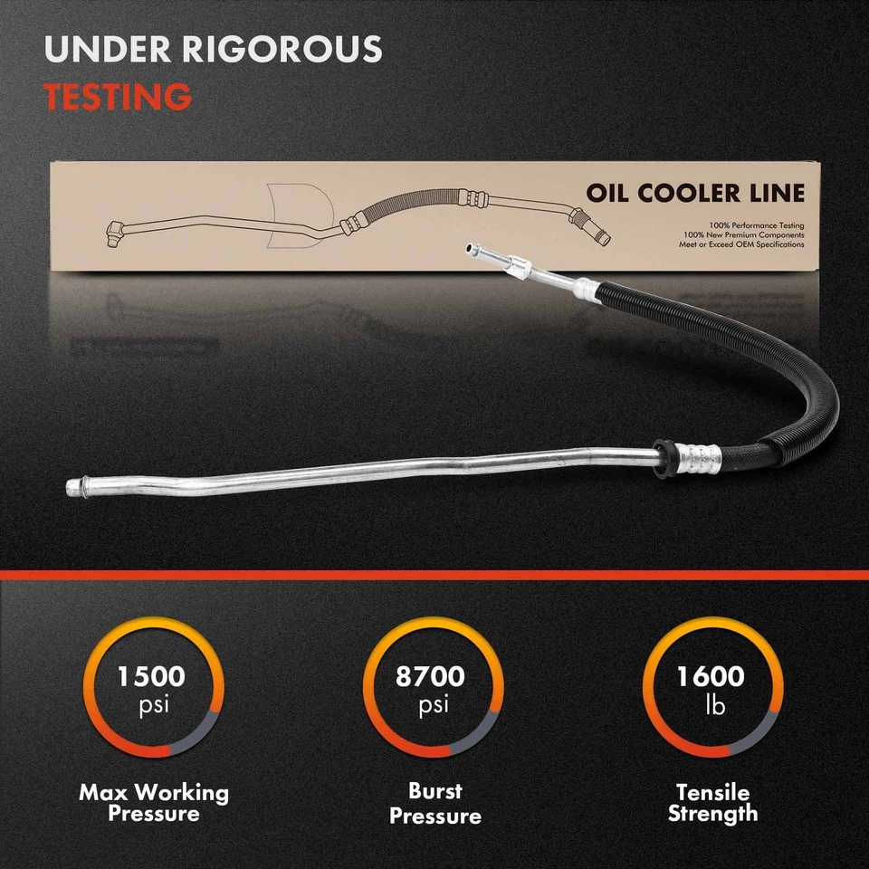 Conjunto de manguera de enfriador de aceite de motor para Chevrolet GMC C1500 1996-1998 V6 4,3 L entrada Foto 3 de 4