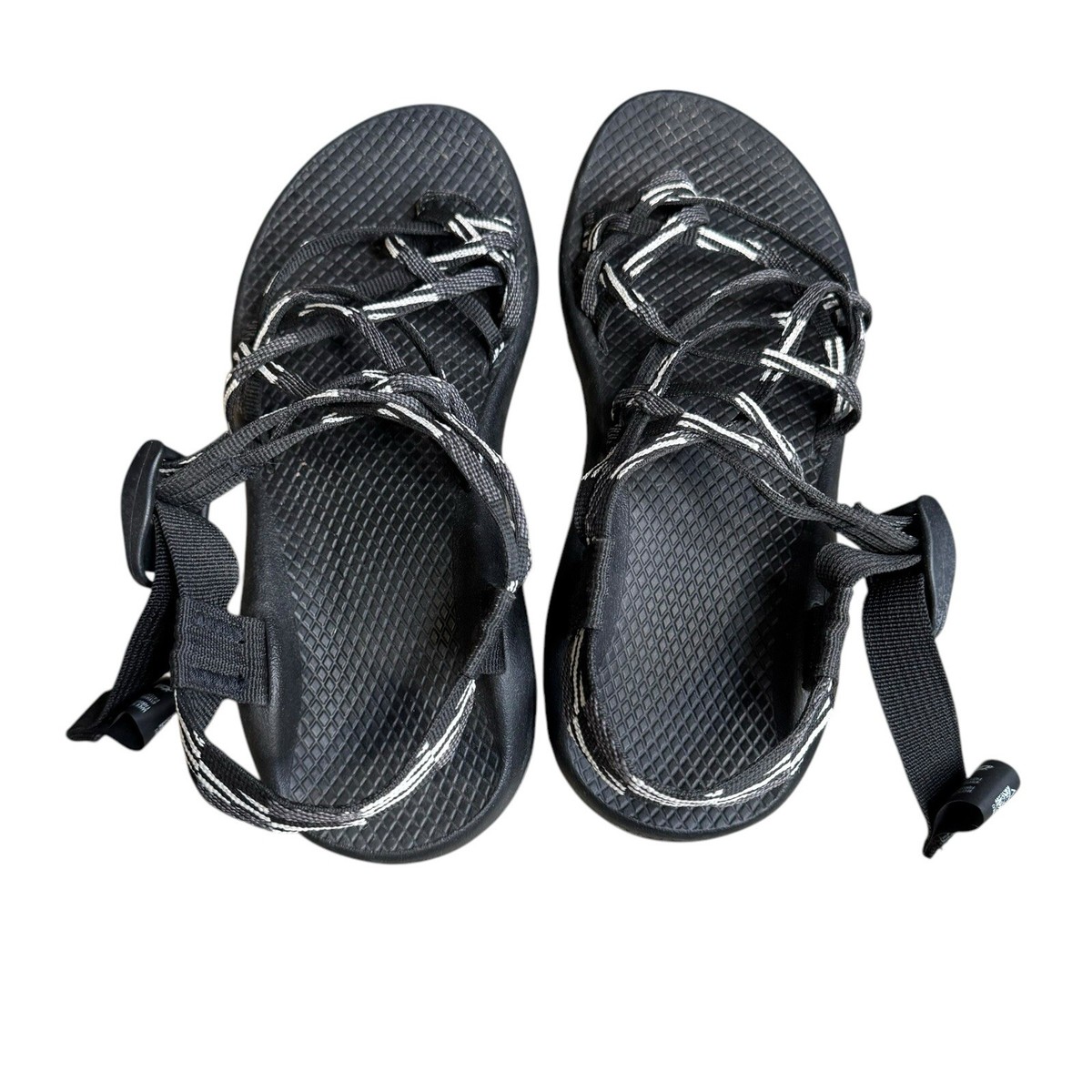 Chaco Sandals ZX3 Classic Scatter Black/White Arch Support  Chaco ZX3 Classic Scatter Black White Gray Sport Sandals sz 7 main image 0