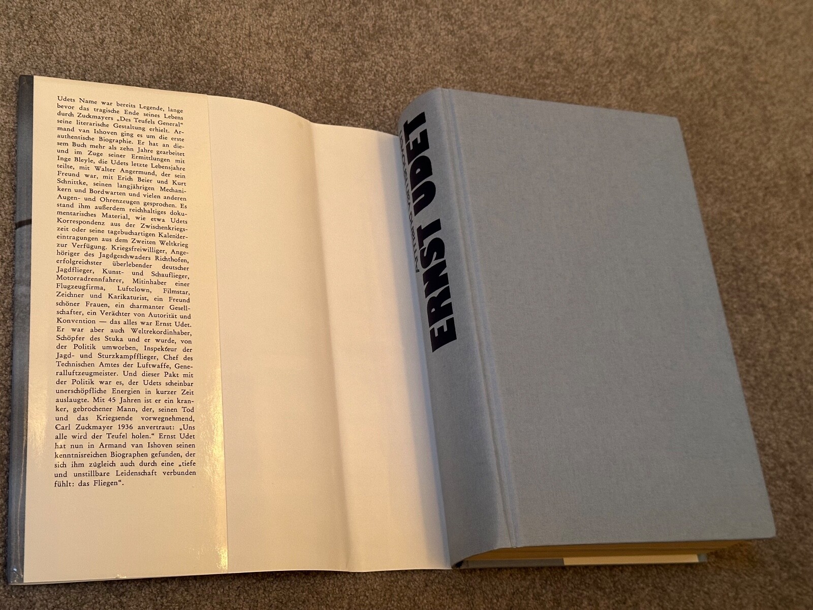 Thumbnail - Ernst Udet - Biographie Eines Großen Fliegers - Armand Van Ishoven -