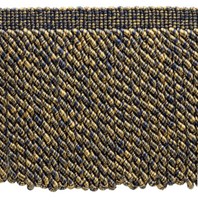 "DÉCopro Dunkelnavyblau Antikgold 6\" Bullion Fransenbesatz 1152V [5 Yards]"