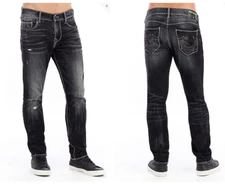 True Religion Brand Rocco Skinny Cable Stitch Men's Skinn Jeans MDAAZ421X SZ 36