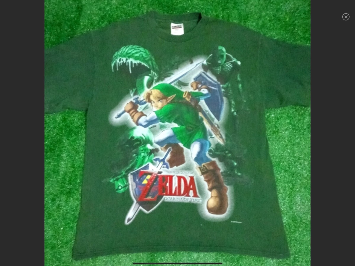 1998 Legend Of Zelda Ocarina Of Time Nintendo T shirt Vintage vtg