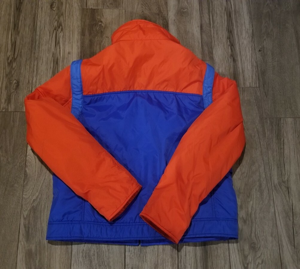Vintage 1970s Ski Jacket Coat Retro Color Block Kelso… Gem