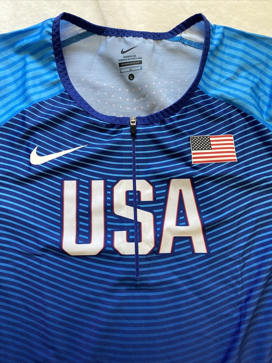 Nike Pro Elite USA Men Speedsuit Size Large brand new rare Track