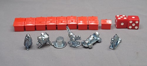 Monopoly Cheaters Edition Replacement Pawns & Dice - Picture 2 of 7